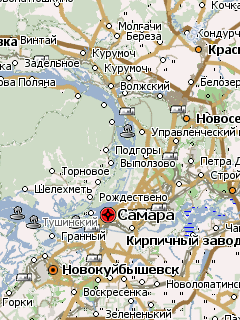 Карта Самарской области для Навител Навигатор