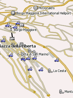 Карта Сан-Марино для Навител Навигатор