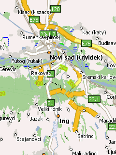Карта Сербии для Навител Навигатор