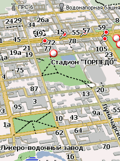 Карта Шадринска для Навител Навигатор