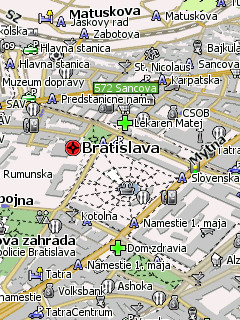 Карта Братиславы для Навител Навигатор