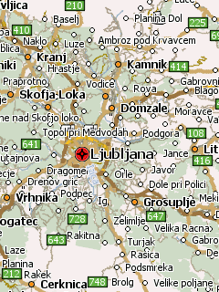 Карта Словении для Навител Навигатор