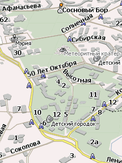 Карта города Сосновый Бор для Навител Навигатор