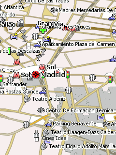Карта Мадрида для Навител Навигатор