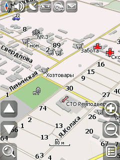 Карта города Столбцы для Навител Навигатор