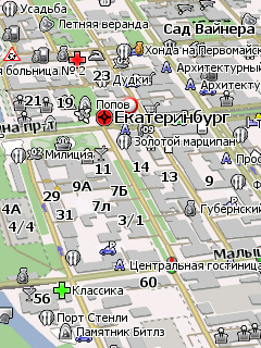 Карта Екатеринбурга для Навител Навигатор