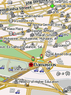 Карта Дамаска для Навител Навигатор