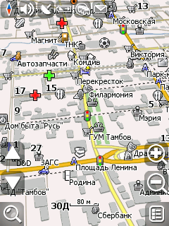 Карта Тамбовской области для Навител Навигатор