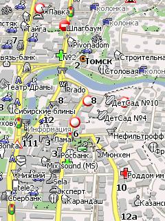 Карта Томска для Навител Навигатор
