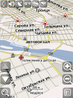 Карта города Троицк для Навител Навигатор