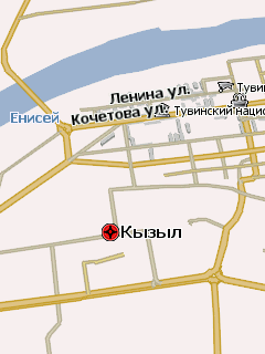 Карта Кызыла для Навител Навигатор