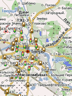 Карта Тверской области для Навител Навигатор