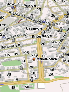 Карта Ульяновска для Навител Навигатор