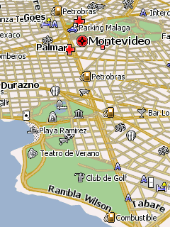 Карта Монтевидео для Навител Навигатор