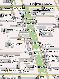Карта Усинска для Навител Навигатор
