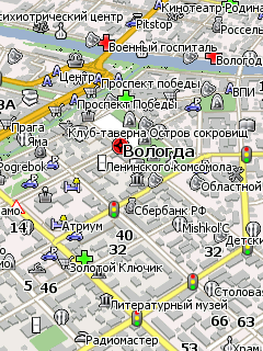Карта Вологодской области для Навител Навигатор
