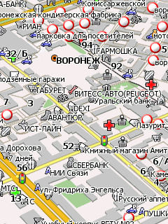 Карта Воронежа для Навител Навигатор