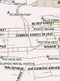 Карта Южно-Африканской Республики для Навител Навигатор