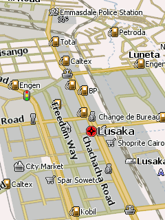 Карта Лусаки для Навител Навигатор