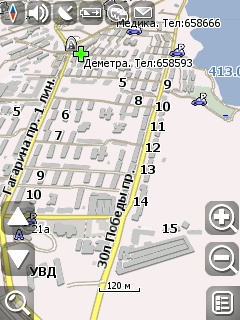 Карта города Златоуст для Навител Навигатор