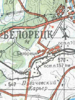 Карта Башкирии для OziExplorer
