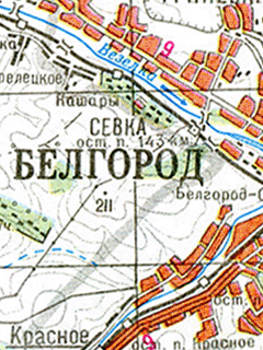 Карта Белгородской области для OziExplorer