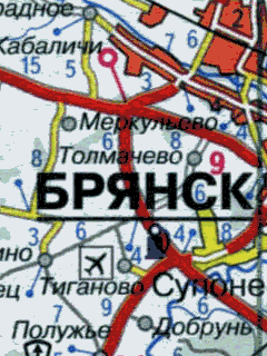 Карта дорог Брянской области для OziExplorer