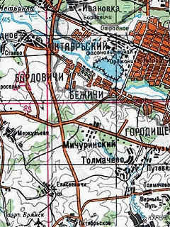 Топографическая карта Брянской области для OziExplorer