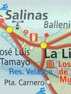Карта дорог Эквадора для OziExplorer
