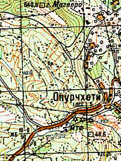 Топографическая карта Грузии для OziExplorer