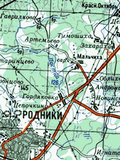 Карта Ивановской области для OziExplorer
