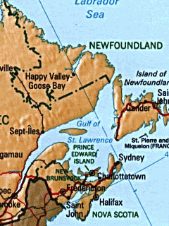 Карта Канады для OziExplorer