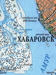 Топографическая карта Хабаровского края для OziExplorer