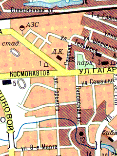 Карта Липецка для OziExplorer