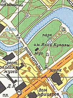 Карта Минска для OziExplorer