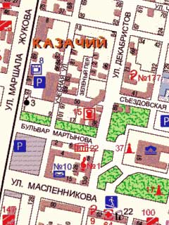 Карта Омска для OziExplorer