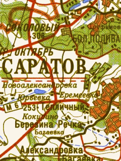 Карта Саратовской области для OziExplorer