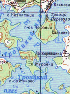 Карта озера Селигер для OziExplorer
