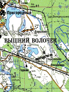 Карта Тверской области для OziExplorer