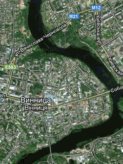 Спутниковые снимки Google Винницкой области