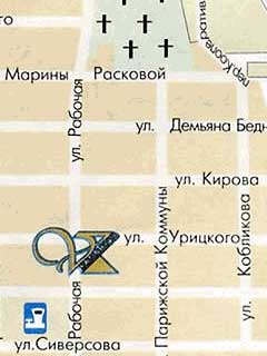 Карта города Вышний Волочёк для OziExplorer