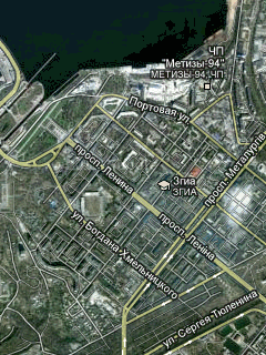 Спутниковые снимки Google Запорожской области