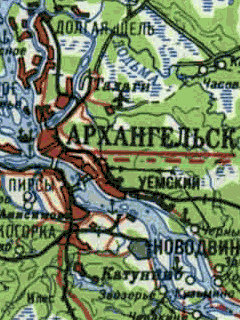 Карта Архангельской области для SmartComGPS