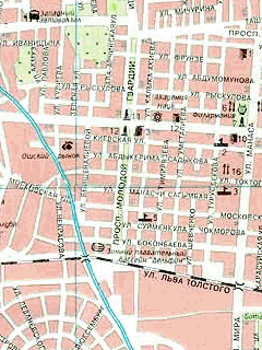 Карта Бишкека для SmartComGPS