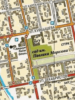 Карта Екатеринбурга для SmartComGPS