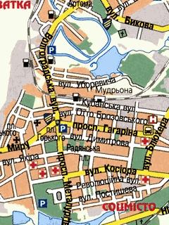 Карта города Кривой Рог для SmartComGPS