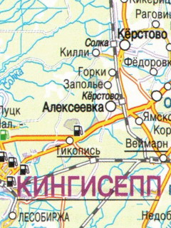 Карта дорог Ленинградской области для SmartComGPS