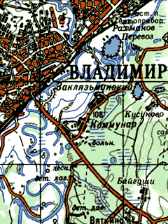 Карта Владимирской области для SmartComGPS