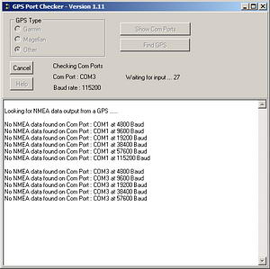 GPS Port Checker